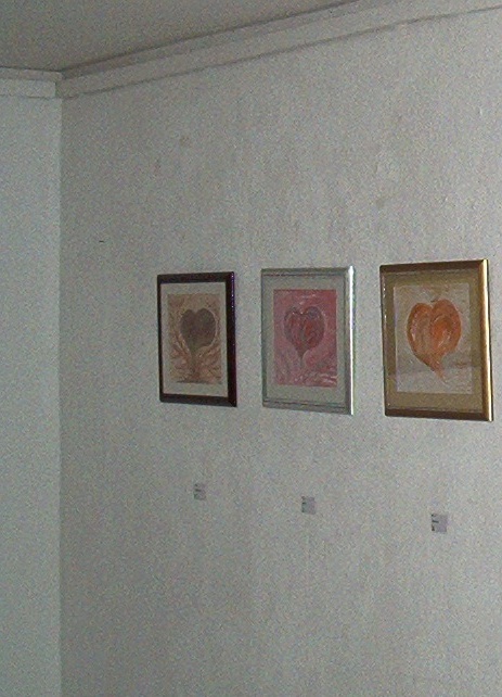  Raum #2 Acrylbilder Herzen 