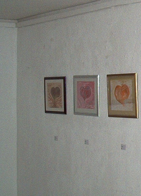 Raum #2 Acrylbilder Herzen