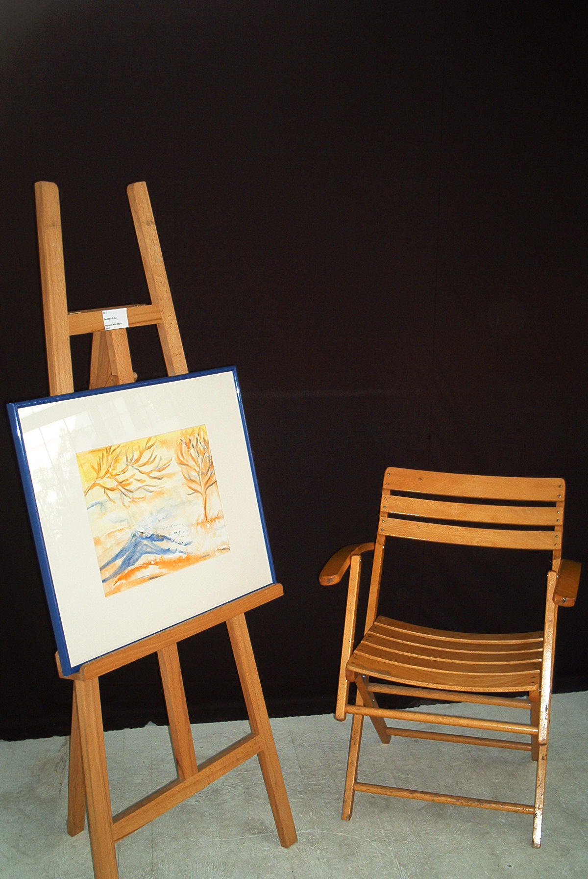 Aquarell blauer Seestern